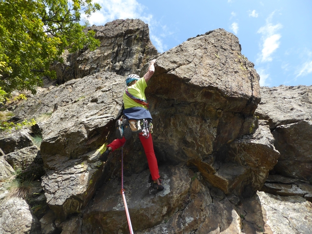 Arrampicata in Val Grande 2 red