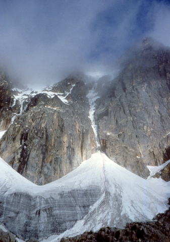 3 Diamond Couloir attacco su roccia Genn 1989