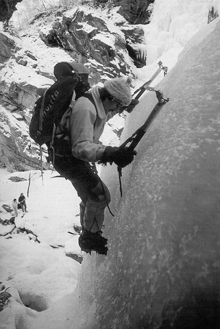 Il Maestro sulle cascate