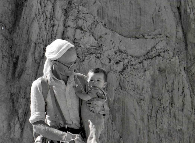 19 Luigi Gigi Mario con la figlia al Gran Sasso a