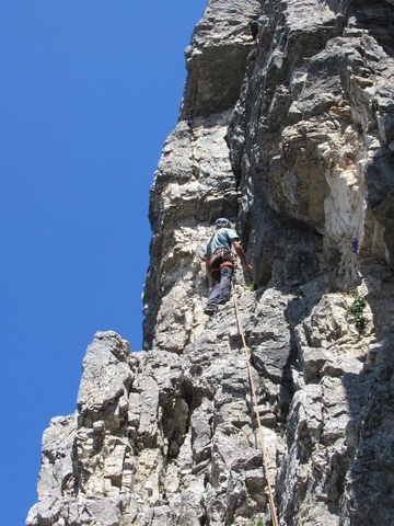 20 Alcuni passaggi sulla 3 torre sono su roccia friabile