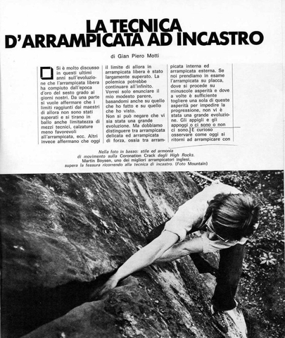 38 arrampicata in fessura 1975