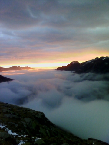 alba del 30 dicembre. il tempo sta cambiando