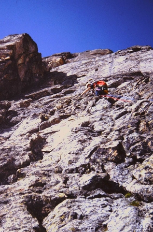 9 isidoro Meneghin sul Mont Rouge de Greuvetta