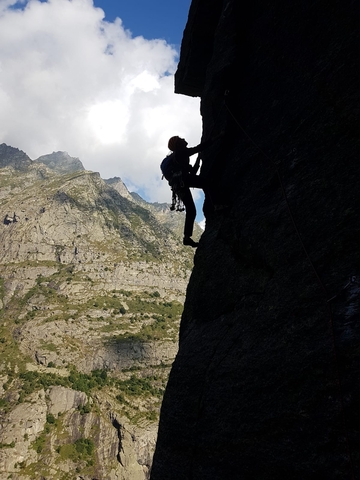 Matteo Enrico sulla via dellAddio