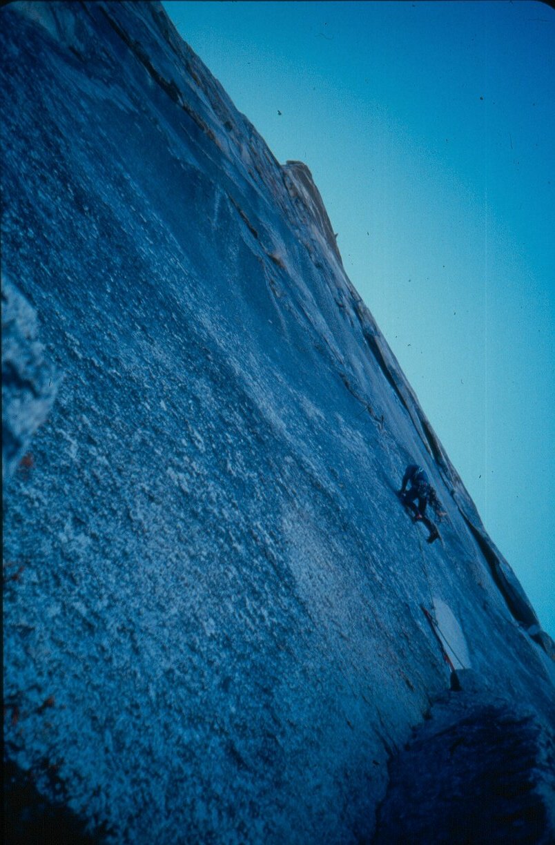 sul muro dellhalf dome foto Fausto Tovo