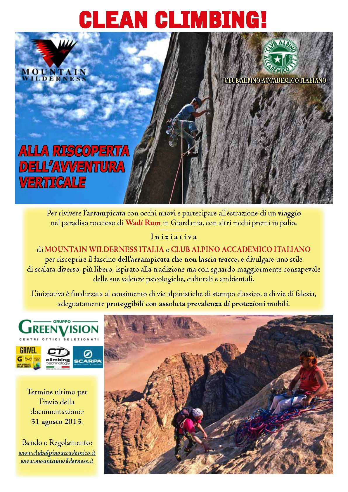 cleanclimbing locandina