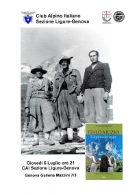 Serata dedicata all’alpinista ITALO MUZIO - Giovedì 6 luglio 2023