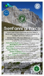 C&#039;è anche il CAAI per i trent&#039;anni del &quot;Parco  Gran Sasso e Monti della Laga&quot;