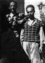 Domenico Rudatis in compagnia di renzo Videsott al Rifugio Vazzoler nel 1929